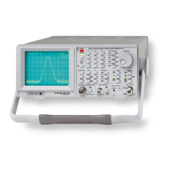 Hameg HM5014-2 Manual