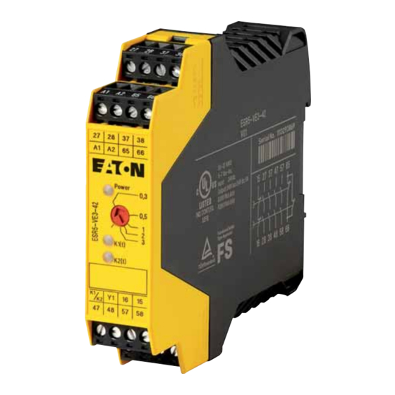 Eaton ESR5-VE3-42 Manual