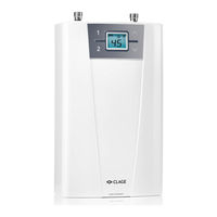 clage CEX 7-U Installing Instructions For The Professional