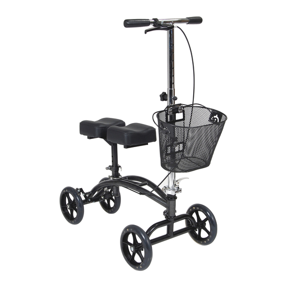 Drive Steerable Knee Walker Manual