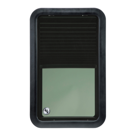 Lippert Thin Shade 806621 Installation And Owner's Manual