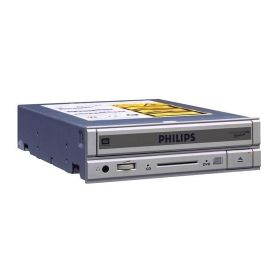 Philips DVDRW208 Specifications