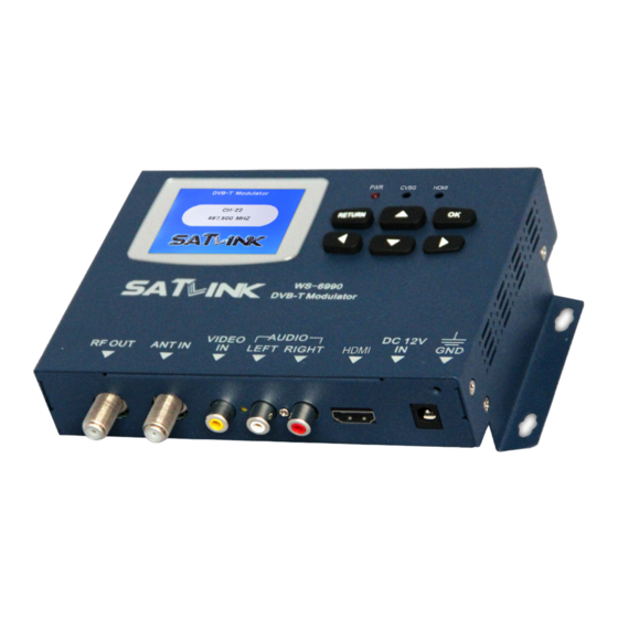 Satlink WS-6990 User Manual