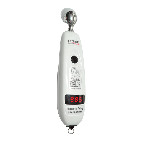 Exergen TemporalScanner Exergen TAT-5000S Manuals