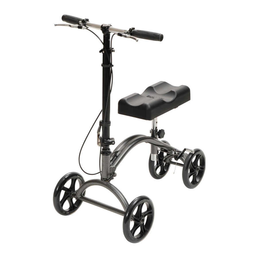 Drive Steerable Knee Walker Manual