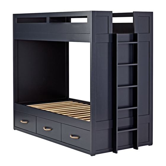The Land of Nod Topside Bunk Bed Assembly Instructions Manual
