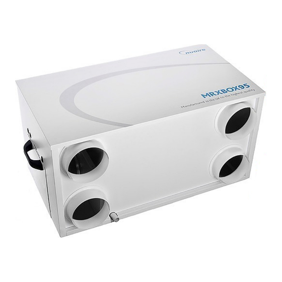 NuAire MRXBOX95-LH2 Datasheet