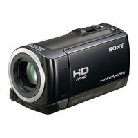 Sony HDR CX100 - Handycam Camcorder - 1080i User Manual
