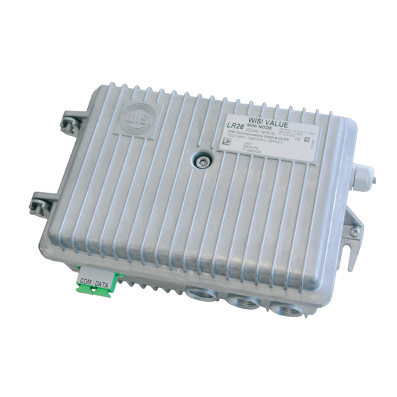 Wisi VALUE LINE LR 26 R Operating Instructions