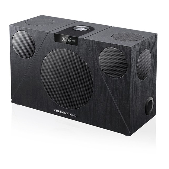 Crystal Acoustics WiSound 3D-Sound Quick Manual