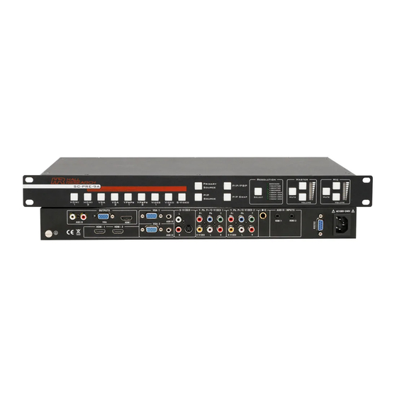 Hall Research Technologies SC-PRE-9A User Manual