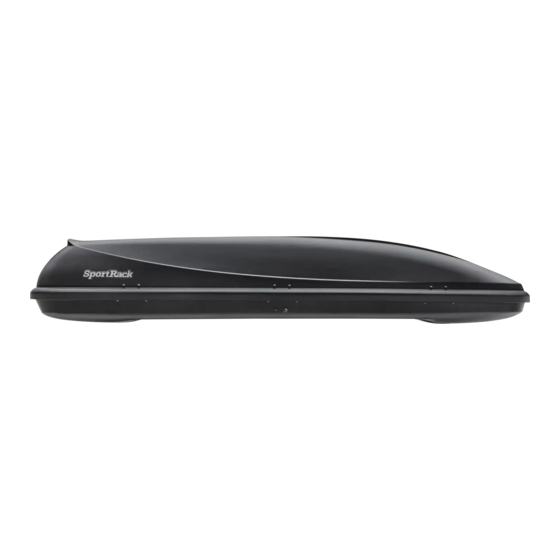 SportRack HORIZON CARGO BOX SR7011 Installation Instructions Manual