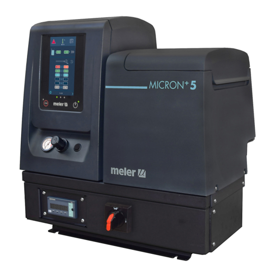 Meler MICRON+ TPD Instruction Manual