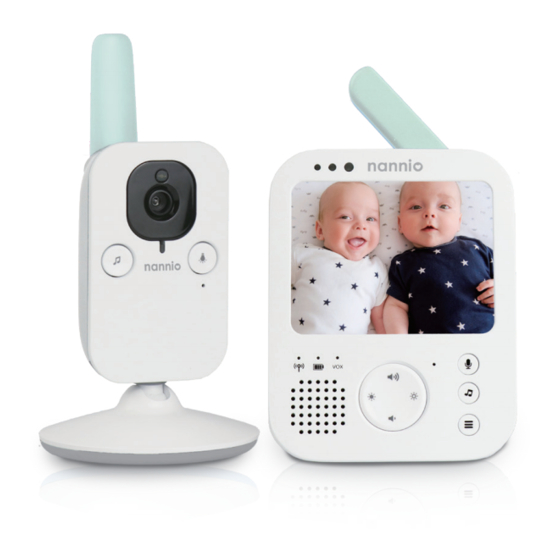Nannio Hero3 Video Baby Monitor Manuals