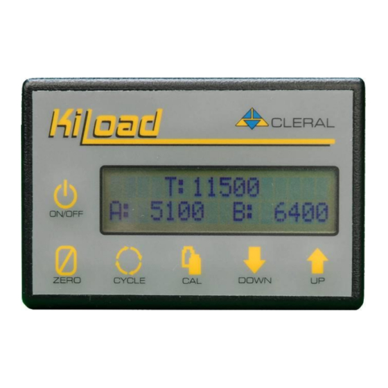 Cleral KILOAD Calibration Manual