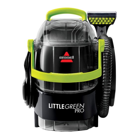 Bissell SPOTCLEAN PROFESSIONAL LITTLE GREEN PRO 2505 Series Manuals