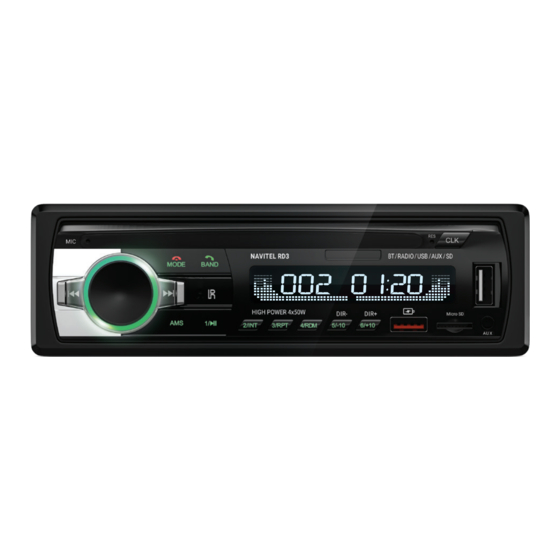 Navitel RD3 User Manual