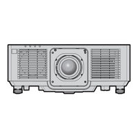 Panasonic PT-MZ782 Operating Instructions Manual