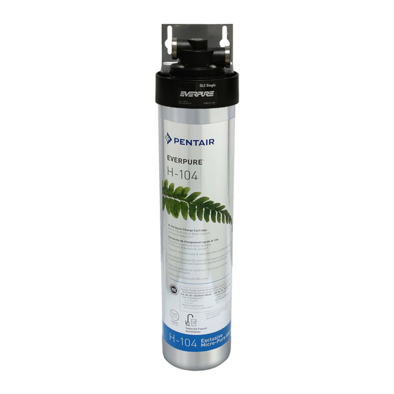 Everpure Water Filtration System Installation Instructions Manual
