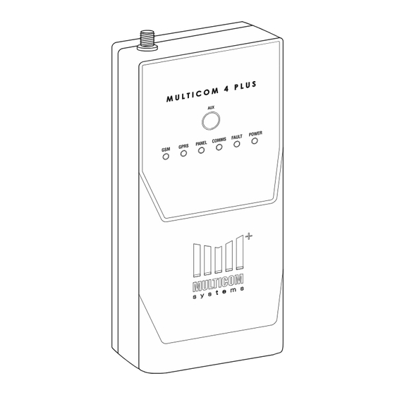 User Manuals: MULTICOM 4 PLUS Alarm Communicator
