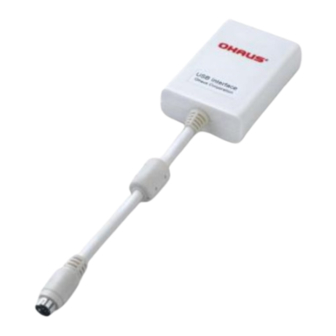 OHAUS Scout Instruction Manual