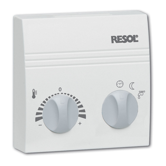 Resol RCP12 Manual