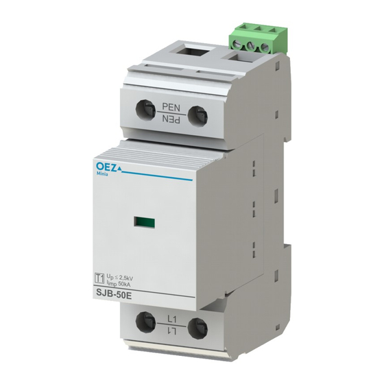 OEZ SJB-50E-1-MZS Instructions For Use Manual
