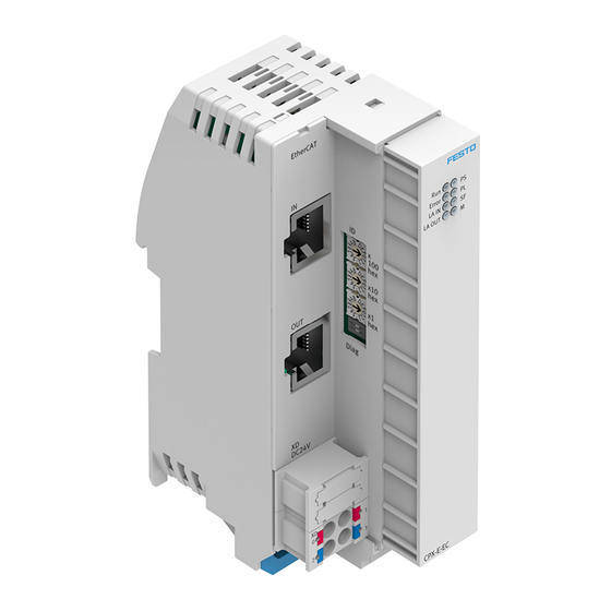 Festo CPX-E-PN Instructions