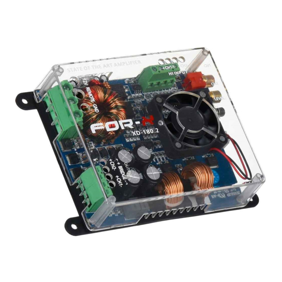 For-x XD-180.2 User Manual
