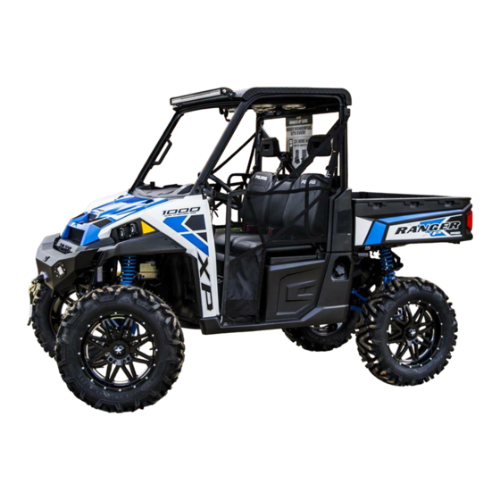 Polaris RANGER XP 900 2017 Owner's Manual For Maintenance And Safety