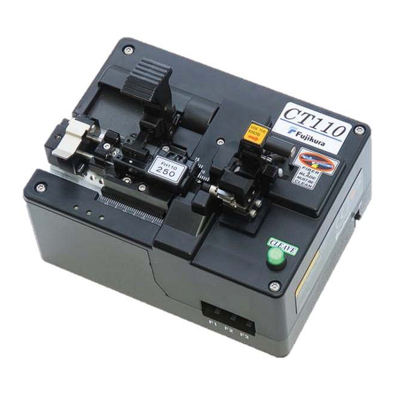 Fujikura CT110 Instruction Manual