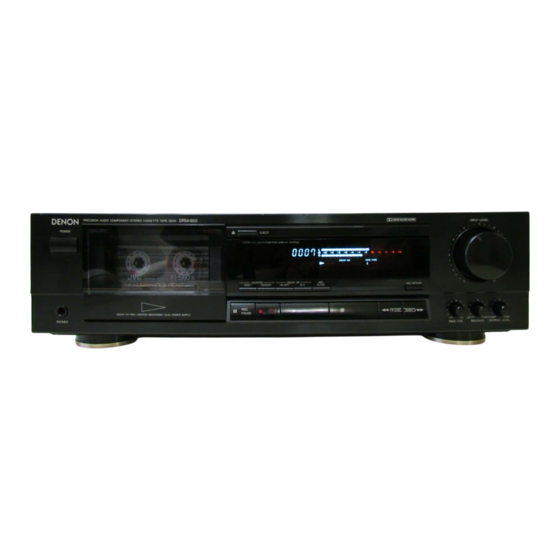 Denon DRM-600 Service Manual