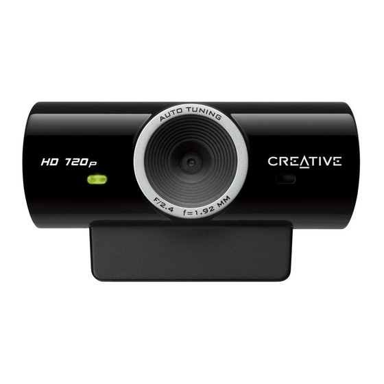 Creative Live Cam Sync HD Manual