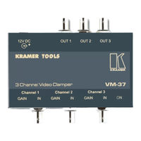 Kramer VM-37 User Manual