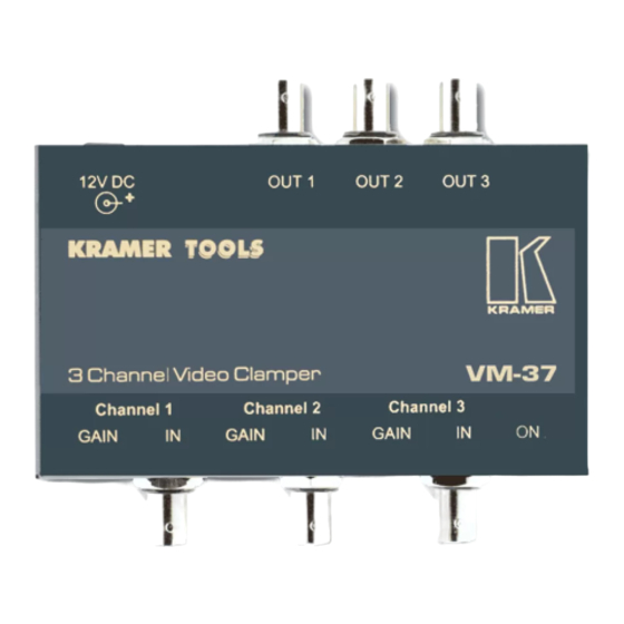 Kramer VM-37 User Manual