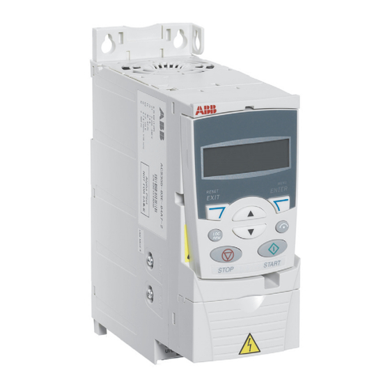 ABB ACS355 Quick Installation And Start-Up Manual