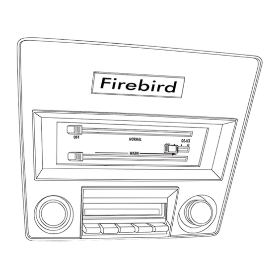 Vintage Air Firebird 1969 Manuals