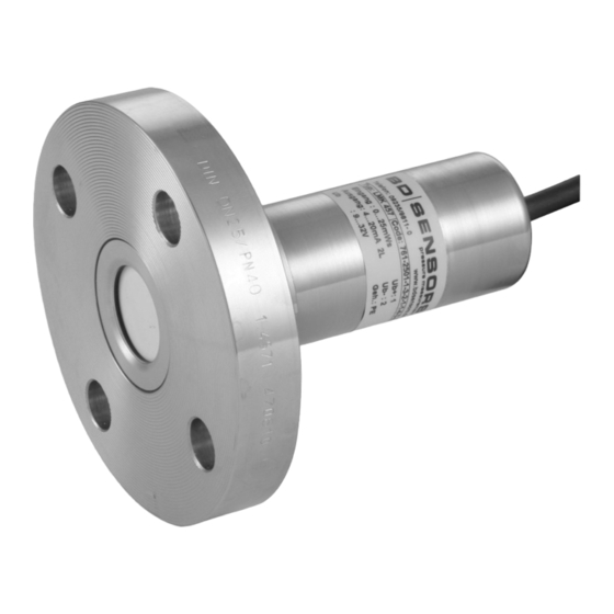 BD Sensors LMK 457 Operating Manual