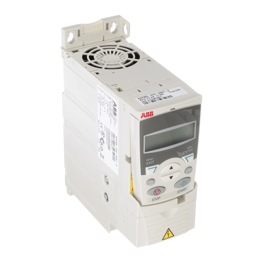 ABB ACS355 Quick Installation And Start-Up Manual