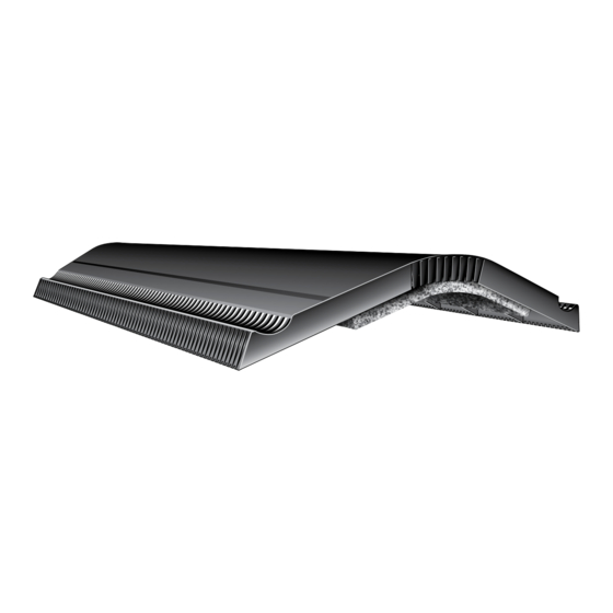 Atlas PERFORMANCE RIDGE Installation Instructions