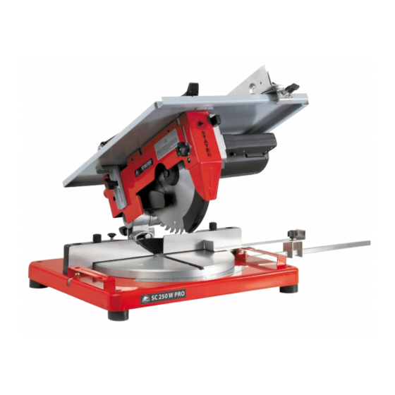 STAYER SC 250W PRO Mitre Saw Manuals