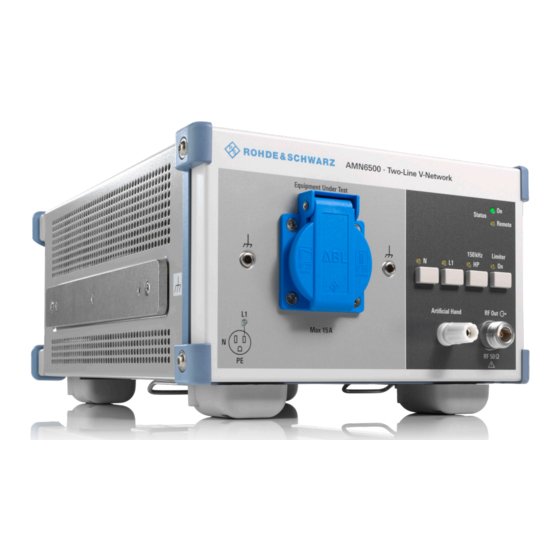 Rohde & Schwarz AMN6500 Manuals