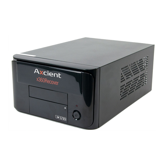 Axcient Dell x360Recover Quick Start Manual