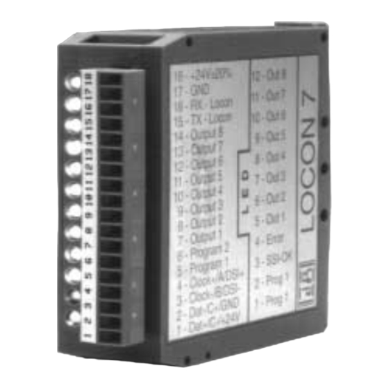 DEUTSCHMANN AUTOMATION LOCON 7 Instruction Manual