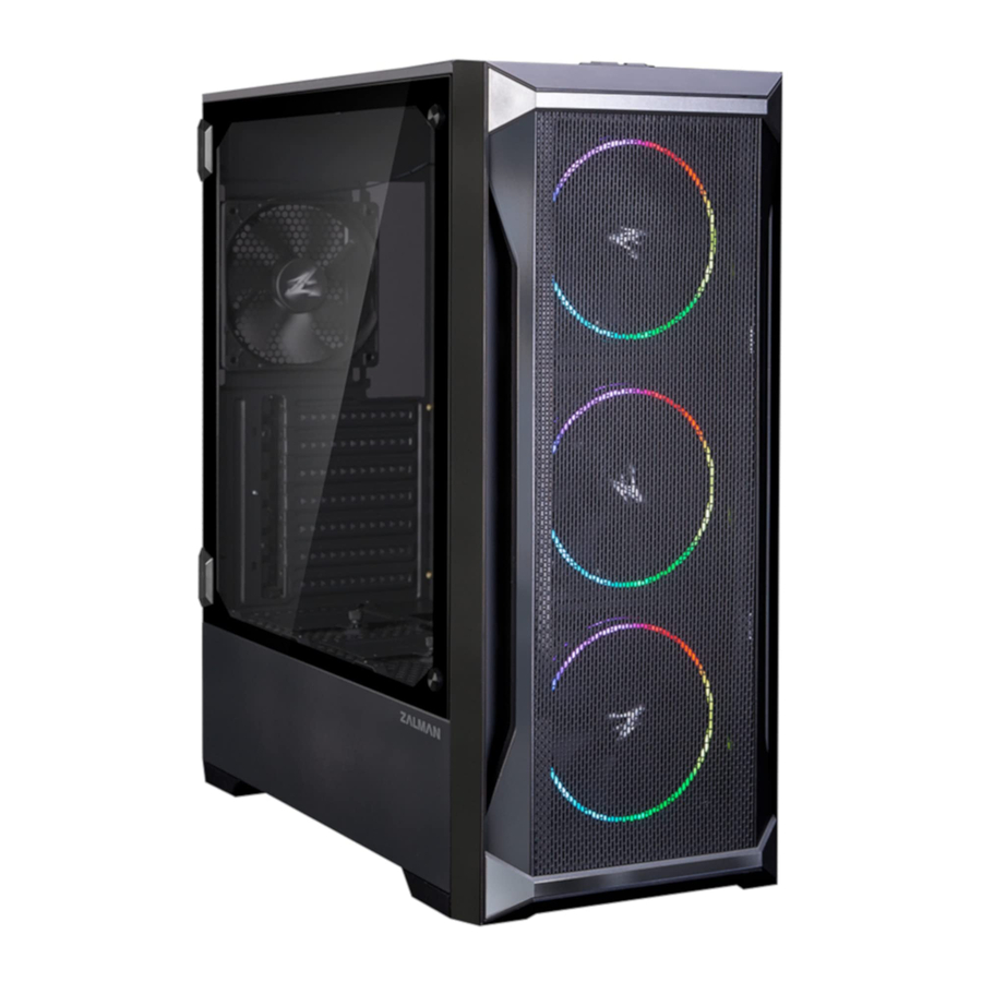 ZALMAN Z8, Z8 MS, Z8 TG - ATX Mid Tower Computer Case Manual
