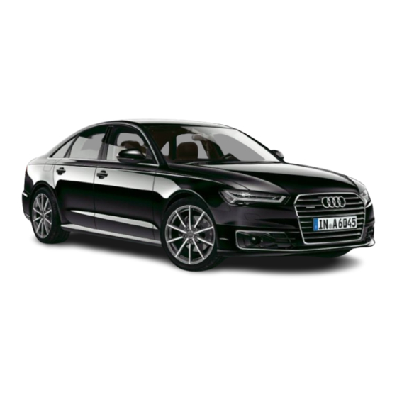 Audi A6 2017 Owner's Manual