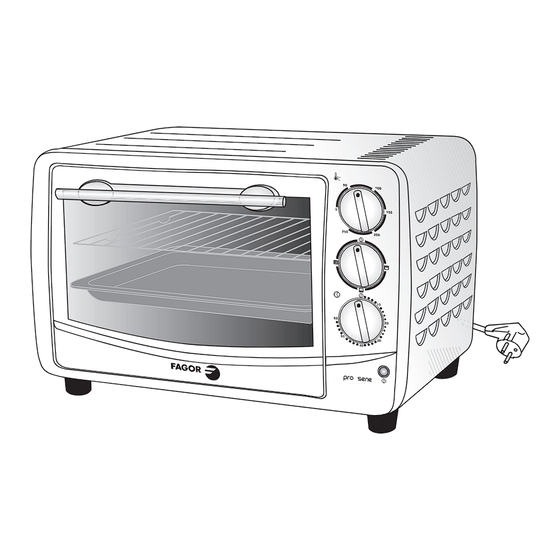 User Manuals: FAGOR MH-26 Mini Oven