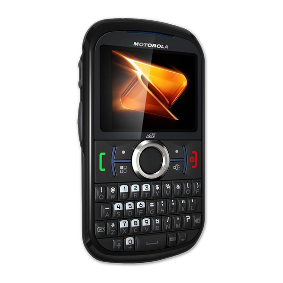 Motorola CLUTCH i475 i475w Manuals