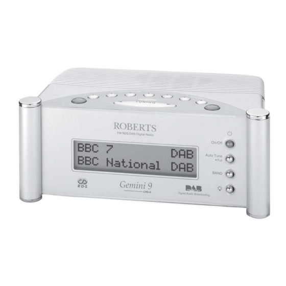 Roberts CRD-9 Manuals