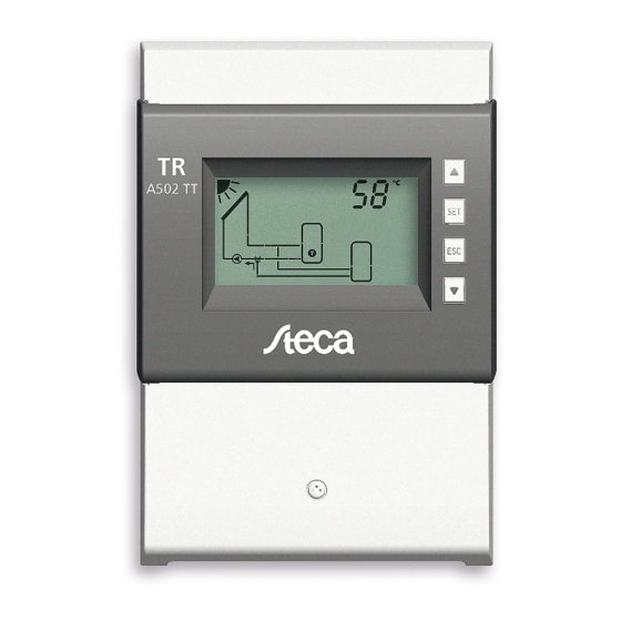 Steca TR A502 TT Installation And Operating Instructions Manual